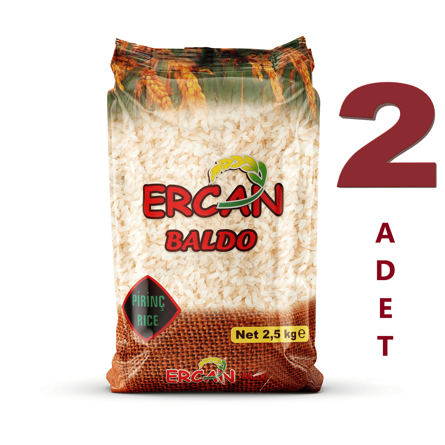 ERCAN BALDO PİRİNÇ 2 AD 2,5